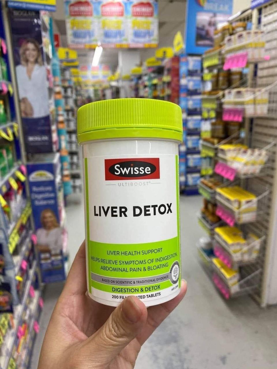 Swisse Liver Detox - Viên uống hỗ trợ giải độc gan (200 viên)